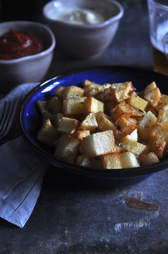patatas bravas sin salsa receta