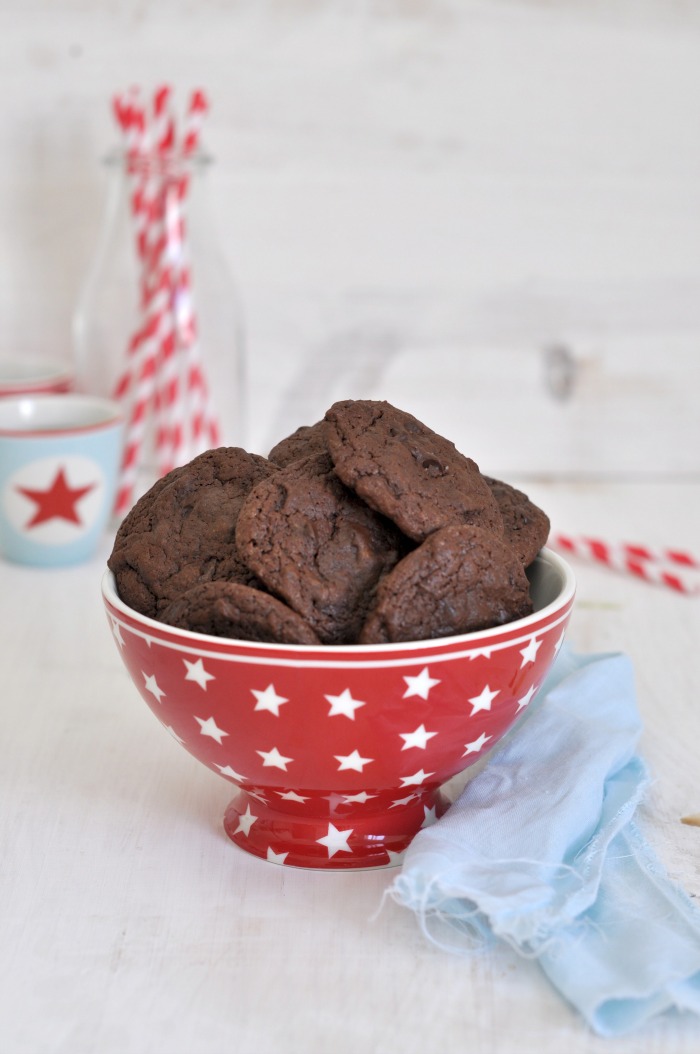 Cookies de chocolate y nutella