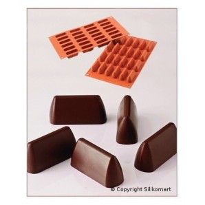 Molde Silicona Chocolates Gianduia Silikomart