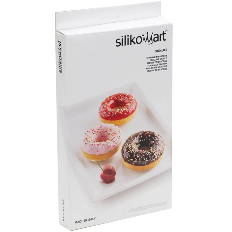 Molde donuts silicona 26 cm 7 cavidades Ibili
