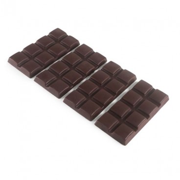 Molde Silicona 4 Mini Tabletas De Chocolate