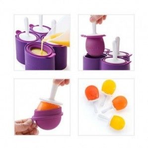 Molde para helados zoku round pops Zoku