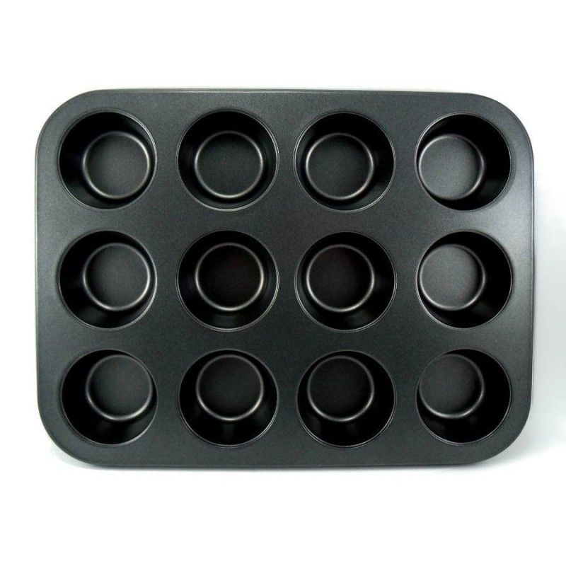 molde para muffin para cocina casera Matedepreso Molde antiadherente de silicona para magdalenas tamaño: 12 piezas 