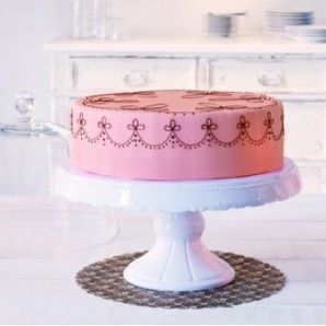 Stand tartas rosa