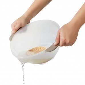 SpringPear® Ø 8 cm acero inoxidable colador de cocina para Quinoa arroz harina fideos ayuda de cocina 