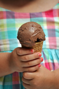 Para chocoadictos: helado de chocolate